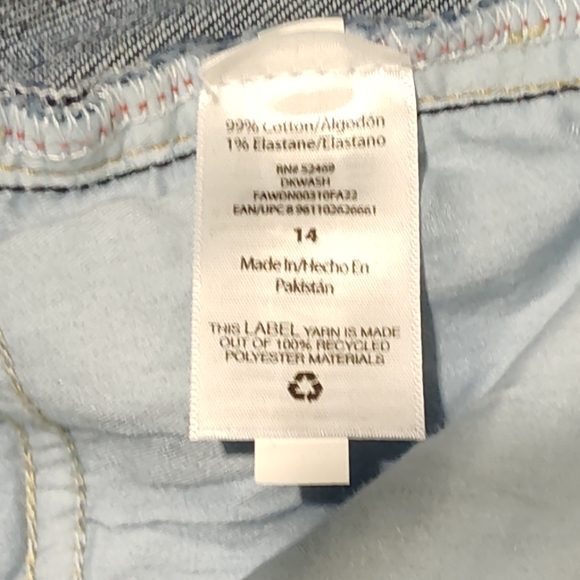 New! Free Assembly The Super High Straight Women's Blue Jeans. Size 14.  NWT - Picture 7 of 8